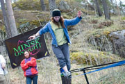Slackline контест Lesnoy 
