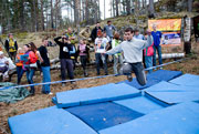 Slackline контест Lesnoy 
