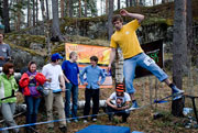 Slackline контест Lesnoy 