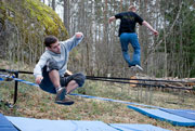 Slackline контест Lesnoy 