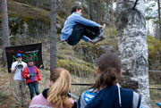 Slackline контест Lesnoy 
